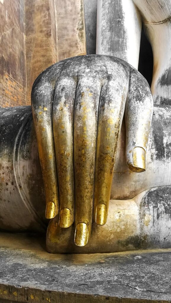 buddha, hand, buddhism, meditation, religion, sculpture, god, statue, zen, asia, thailand, peace, hands, buddha purnima, culture, buddhist, temple, travel, spirituality, spiritual, pray, prayer, healing, mantra, brown meditation, brown god, brown pray, brown peace, brown buddha, brown prayer
